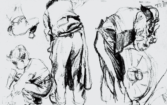  Adolpyh Von Menzel —— 速写 视点出版 (156)